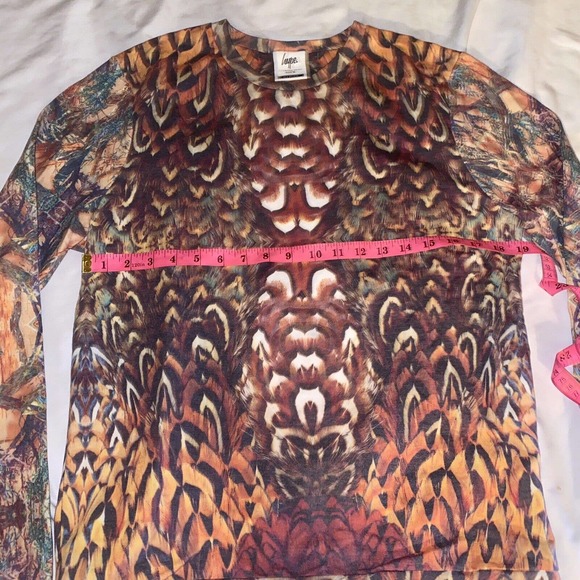 Hype Sweatshirt Size Medium Regular Fit Animal Safari Print - Picture 4 of 9